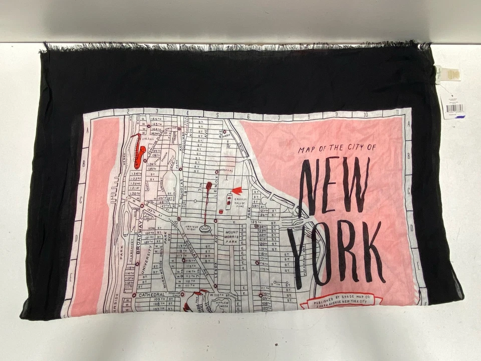 Bufanda envolvente de mapa Kate Spade NYC Foto 2 de 4