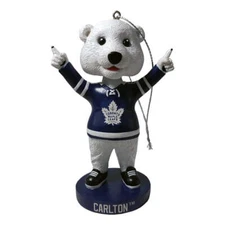Carlton Toronto Maple Leafs Ornament Bobblehead Ornament NHL Hockey