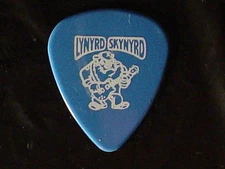 LYNYRD SKYNYRD Tazmanian Devil Logo LEGEND Old Concert Tour Blue GUITAR PICK
