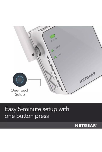 NETGEAR WiFi Range Extender EX2700 N300 Wireless Signal Booster Repeater - Zdjęcie 4 z 7