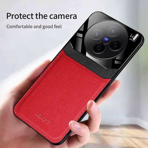 Funda de teléfono híbrida a prueba de golpes de cuero PU suave cubierta de moda para vivo X200 Pro - Imagen 5 de 18