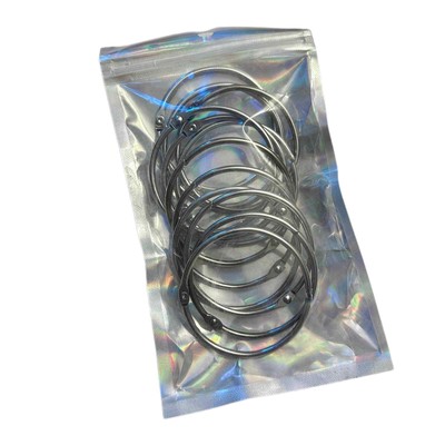 12 Pack Shower Curtain Rings Silver New Ring Bathroom Essentials Home Decor 