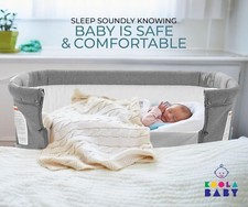 3 in 1 Baby Bassinet, Bedside Sleeper,  Playpen, Easy Folding Portable Crib