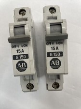Lot Of 2 Allen Bradley 1492-CB1G200 Miniature Circuit Breakers 277VAC, 20A, 3HP