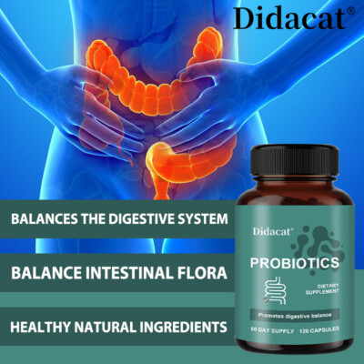 PROBIOTICS Balance Digestive System Enhances Immune Function 30-120 Capsules