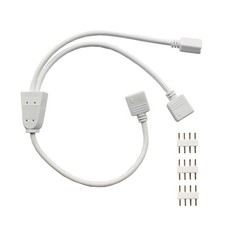 1 to 2 Ports Female Connection Cable for LED RGB Strip  3 Free 4-pin Connector
