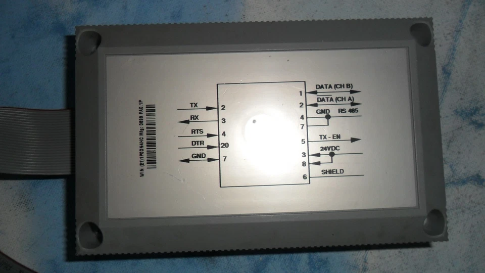 A-B SLC 500 1747-PIC Personal Computer Interface Converter pull from working  - Image 3 of 3