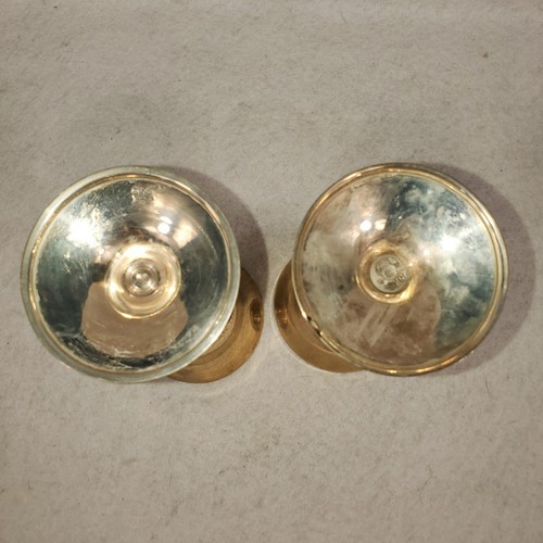 Juego de 2 vasos de agua de vino de colección Leonard EPNS chapados en plata - Imagen 5 de 6