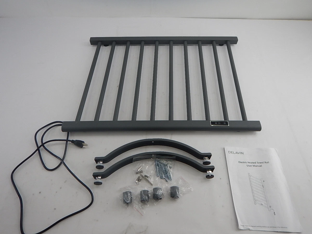 DELAVIN MJJ-002G10 - Wall-Mounted/Freestanding Electric Towel Warmer, Matte  Gray | eBay