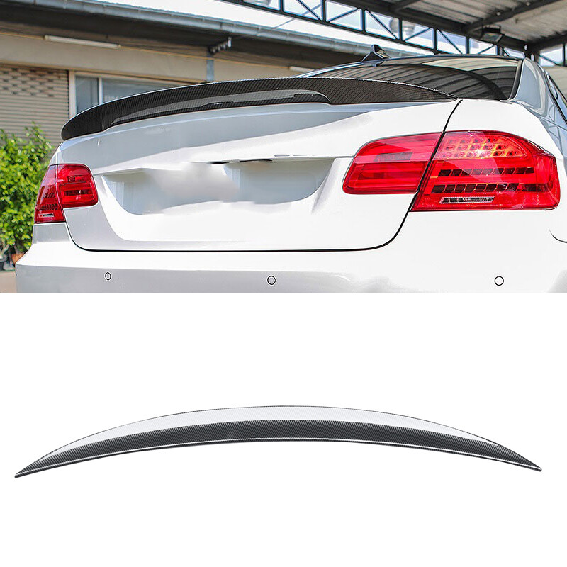 Rear Spoiler Trunk Wing Carbon Fiber style For 2007-2013 BMW E92 Coupe 335i 328i