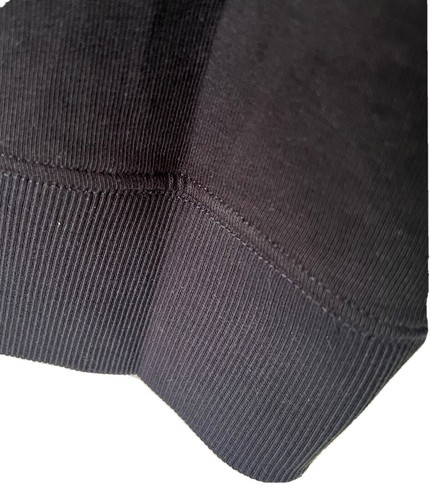 Felpa pullover Gymshark da uomo nera audace collo a maniche lunghe taglia large - Foto 5 di 8