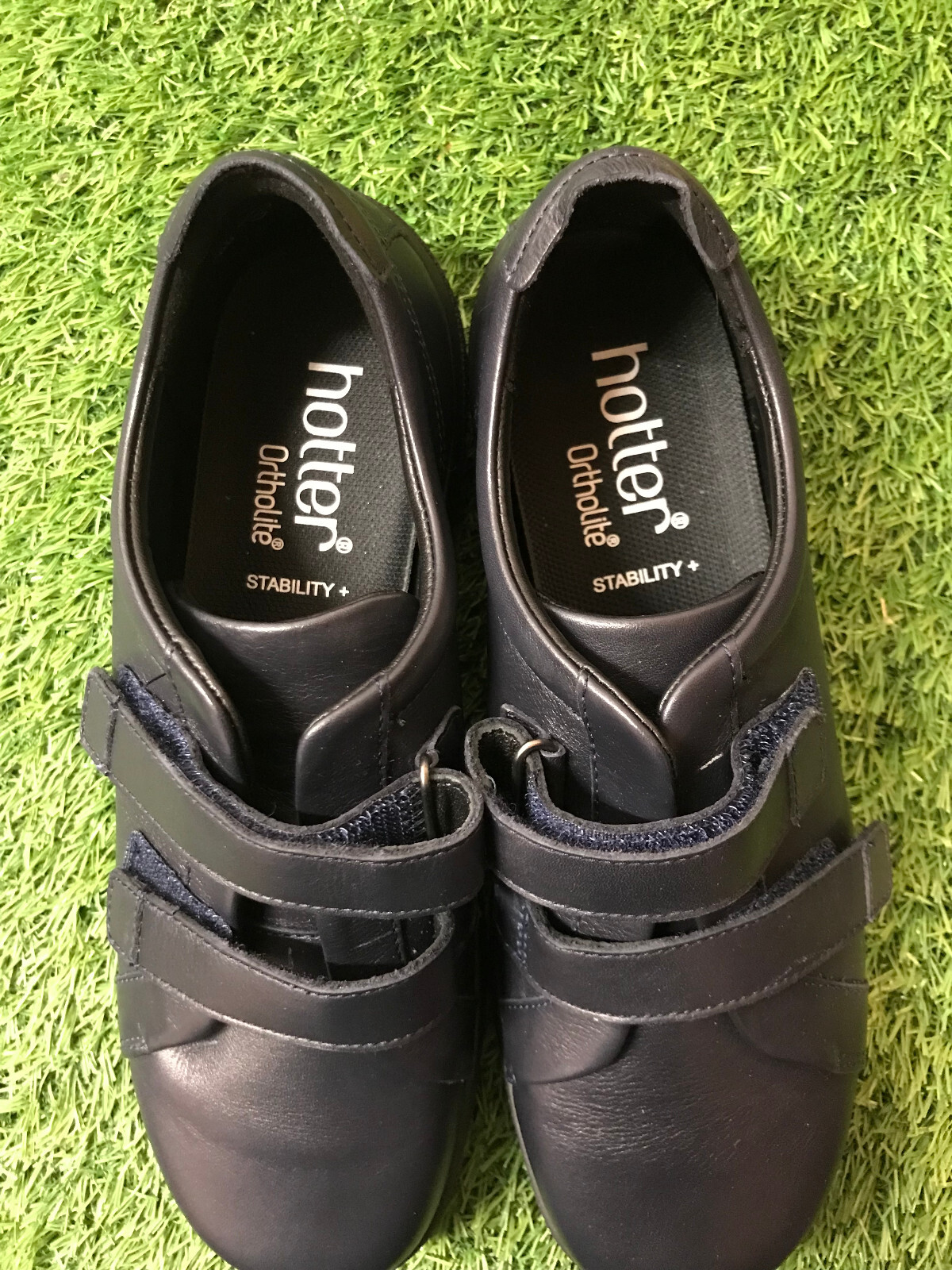 LADIES HOTTER LEAP II NAVY BLUE LEATHER SHOE BNIB 4.5 UK SIZE EEE Width eBay