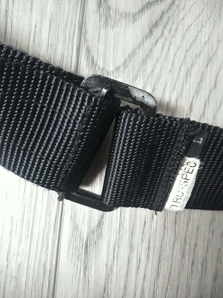TRU-SPEC vintage duty Belt large metal hook and loop - Image 2 of 3