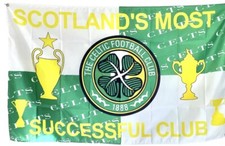 CELTIC CHAMPIONS  FLAG 2024/25.     SCOTLANDS MOST SUCCESFULL CLUB