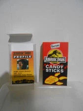 Barratts Jurassic Park  (Robert Muldoon) Empty Sweet Packet incl. Slider