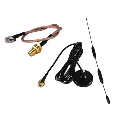 3G Omni antenna 800/900/1800/1900/2100MHz 9dBi + SMA CRC9 cable for E353