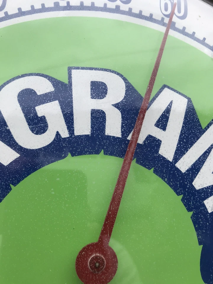 Termómetro publicitario vintage Seagrams Gin The Perfect Martini Gin metal FUNCIONA Foto 2 de 4