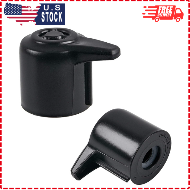 2-Pack Universal Black Steam Release Valve Handle for Pressure Cookers