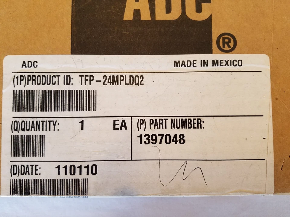 TFP-24MPLDQ2 MPO-LC 24-Fiber 12 LC MM OM3 Left Angle Adapter Cassette - Image 3 of 4