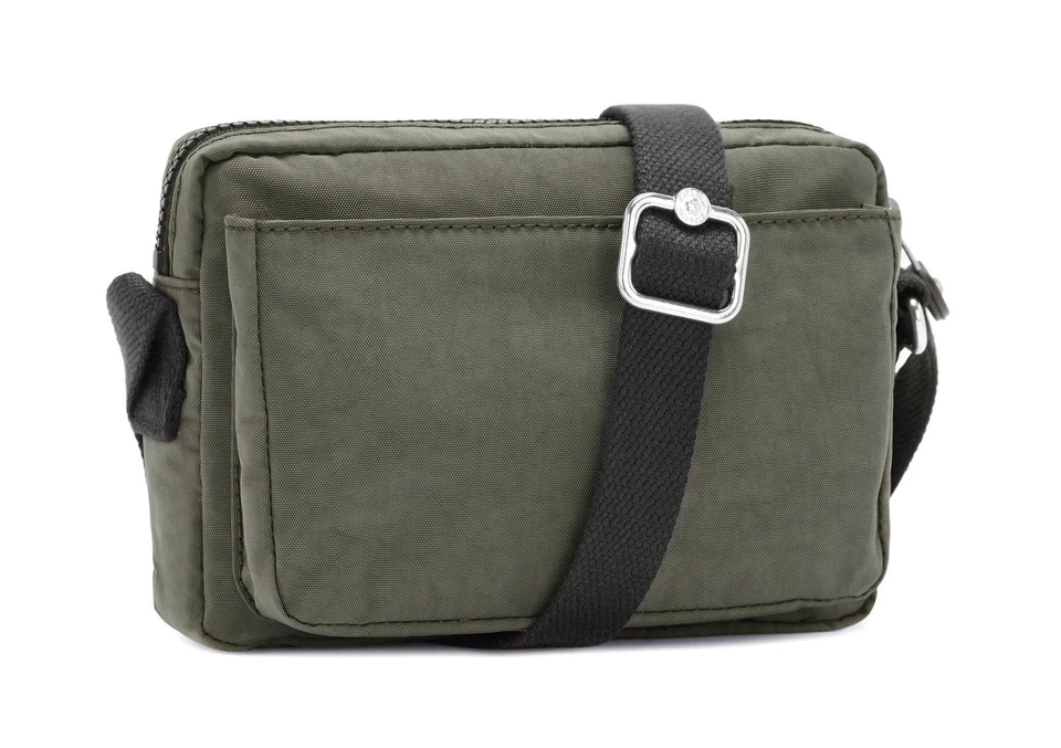 kipling Basic Abanu Crossbody S Umhängetasche Tasche Green Moss Grün Neu - Bild 3 von 4
