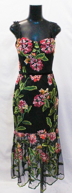 bec and bridge wild cat midi dress