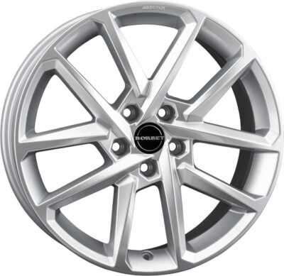 Borbet N crystal silver 7.5x18 ET41 - LK5/112 ML66.5 Felge Alu