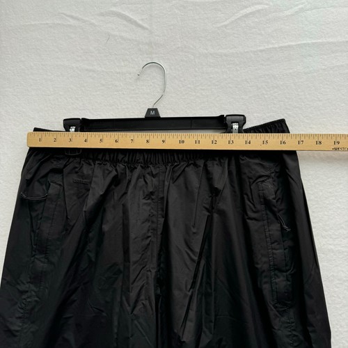 The North Face Men's Large Black Dryvent Water Proof Track Ski Snow Zip Pants - Picture 5 of 13