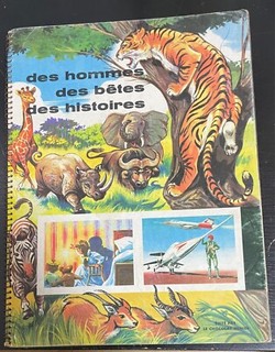 SCHOKOLADE MENIER BILDALBUM DER MÄNNER DER BETES DER GESCHICHTEN KOMPLETT 1959