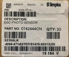 30, NEW SIMPLEX 4098-9714 *FOR LEGACY 2120, 4008, 4010, 4020, 4100+, 4100U FACP