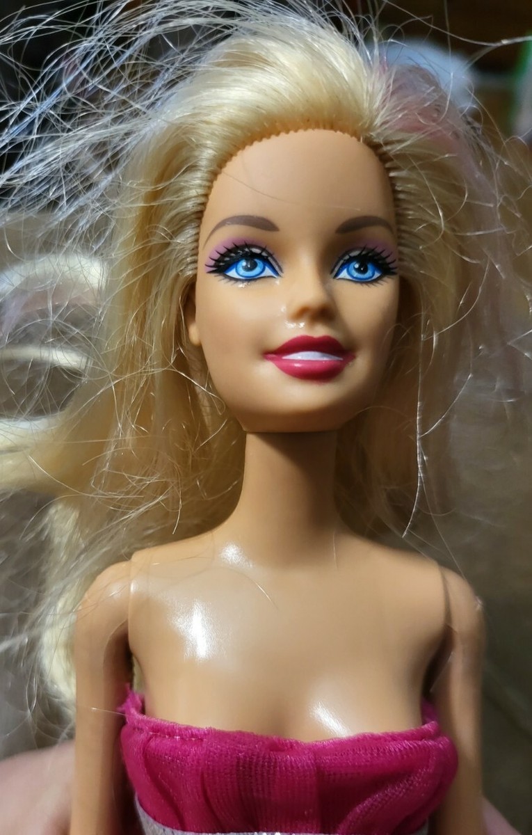 トップス Barbie Barbie Fashionistas Swappin' Styles Glam Blonde Hair 2010