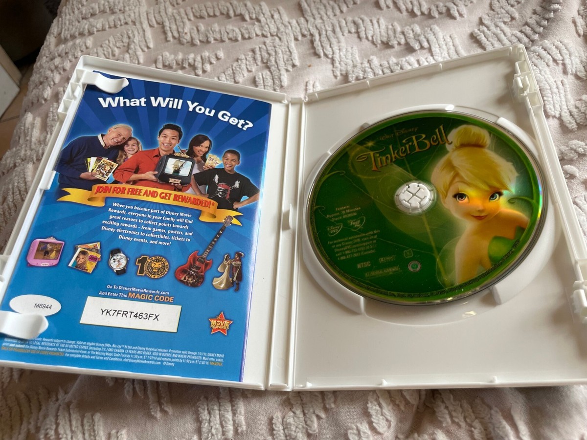 Tinker Bell (DVD, Widescreen, 2008) Mae Whitman, Kristin Chenoweth