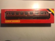 Hornby OO Gauge R433 LMS. Coach, 57 Composite,  BOXED