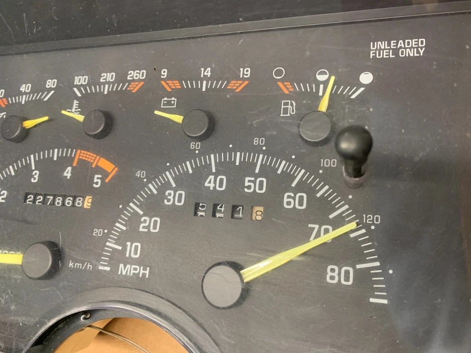 1992 1993 1994 Chevy GMC C1500 Truck Sierra Silverado Gauge Instrument Cluster - Image 4 of 4