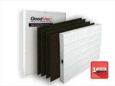 GoodVac HEPA Filter + 4 pack Carbon made to fit Fellowes Aeramax 290, 300, DX95