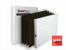 GoodVac HEPA Filter + 4 pack Carbon made to fit Fellowes Aeramax 290, 300, DX95