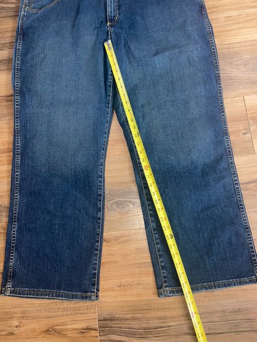 Redhead Authentic Style Mens Jeans Size 32x36 Medium Wash Bass Pro Blue denim - Picture 11 of 12