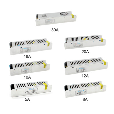 12V 5A 10A 30A LED Netzteil Trafo Schaltnetzteil Adapter LED Strip Power Supply