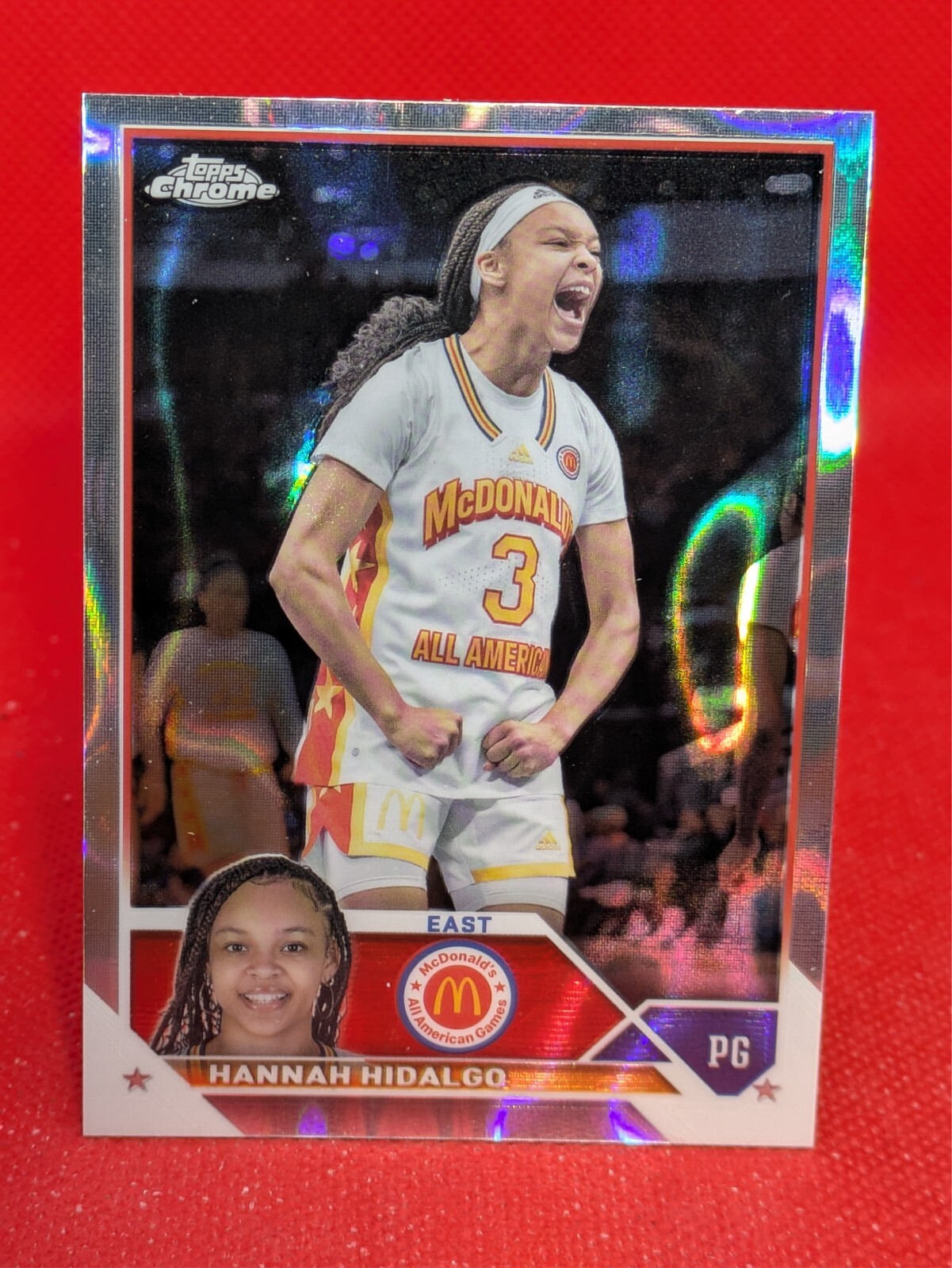 2023 Topps Chrome McDonald's All American Lava Refractor /299 Hannah Hidalgo #30