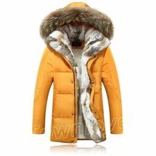 New Womens Fleece Jackets Fur Winter Fur Hooded Duck Down Coats Parka Outerwear