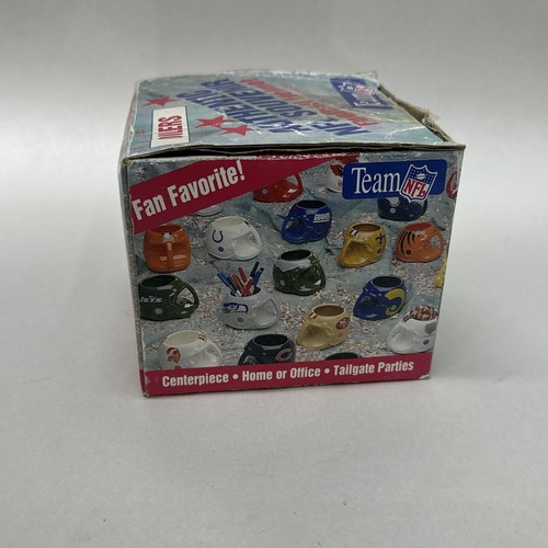 Vtg 1986 Houston Oilers NFL Football Ceramic Helmet Mug Sports Concepts w/Box - Picture 10 of 13