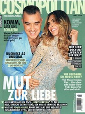 COSMOPOLITAN 05/2024 Frauenzeitschrift, Robbie Williams, Mode, Lifestyle