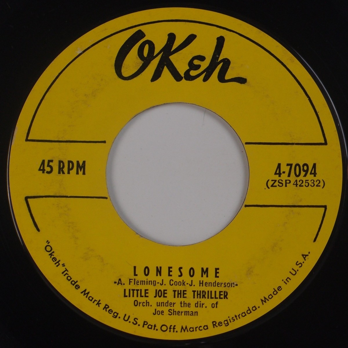 LITTLE JOE THRILLER: Lonesome USA OKEH Orig 45 Doo Wop HEAR | eBay