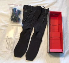 GERBING'S HEATED SOCK LINERS-12V W/SOCK & BATTERY HARNESS.  SIZE XS.  BRAND NEW!