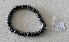 Hematite Magnetic Stone Crystal Bracelet 33 grams - roughly 7 inches NICE