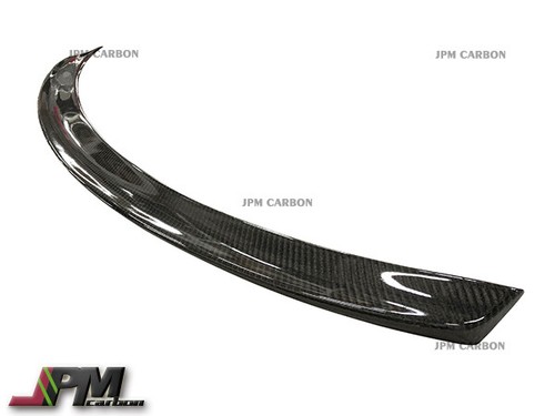 JPM Vacuum Carbon Full 3k Trunk Spoiler CF Fit Tesla Model 3 2017-2020 - Picture 2 of 3