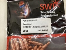 SWP 50 Końcówka stykowa 1,2 mm Drut / 1,00 m Aluminium Część nr M2508-12 25 końcówek x 2-pak