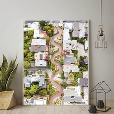 Lombard Street San Francisco, Crooked Street, California Fine Art Photography