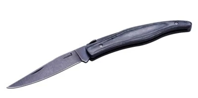 Laguiole Taschenmesser Black Blade Klassisches Klappmesser Holzgriff NEU!