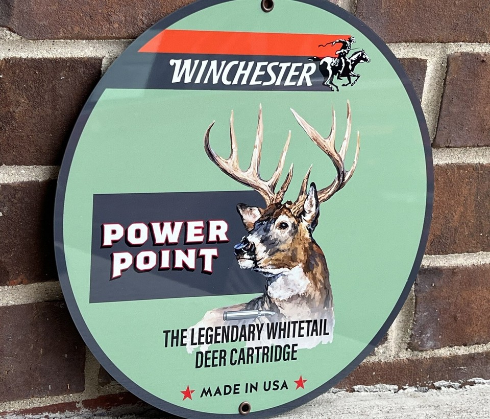 Winchester Sign In Reproduction Advertising Signs for sale