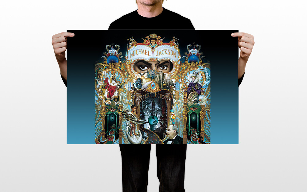 Michael Jackson◾️19枚セット◾️定価41,000円以上◾️ほぼ未再生 Michael Jackson Animals Art Wall Indoor Room Outdoor Poster